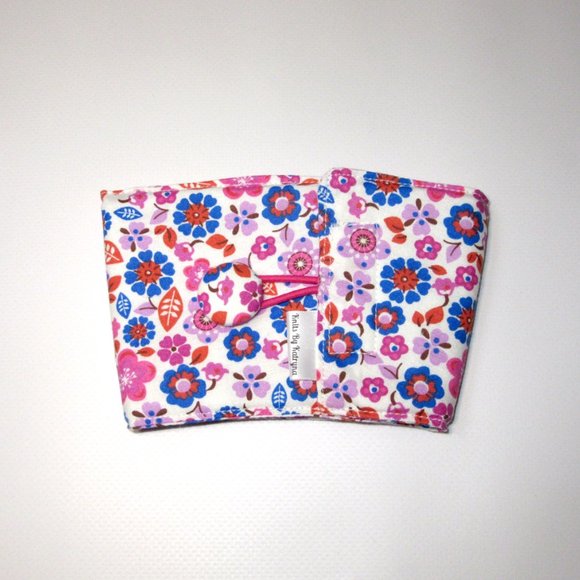 Springtime Floral Fabric Coffee Cozy - Picture 4 of 4
